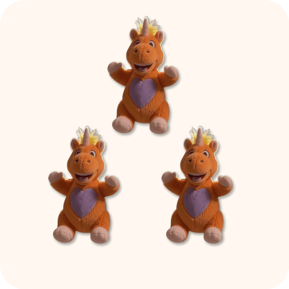 Buddy The Unicorn Plush 3PCS Buddy The Unicorn Plush 3PCS