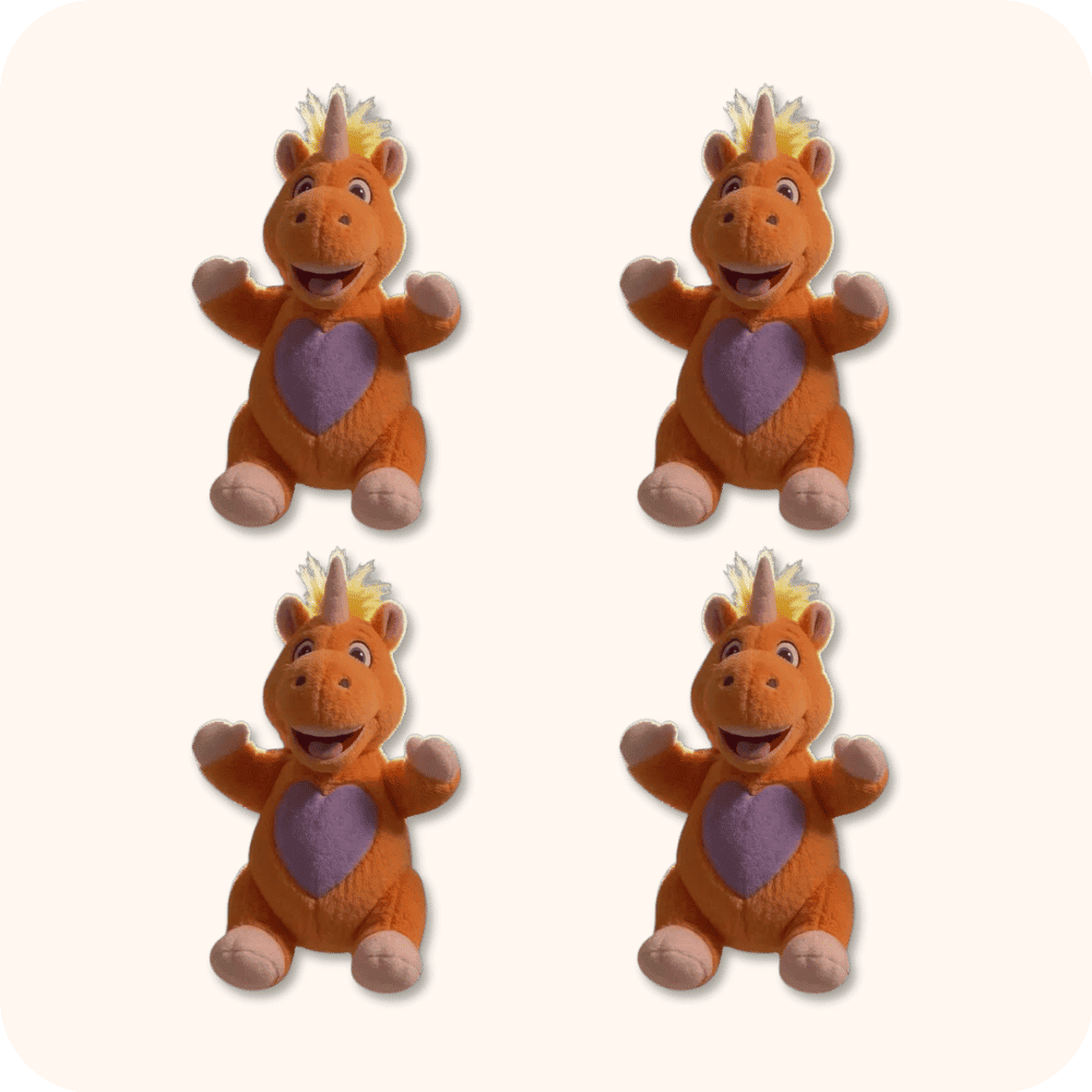 Buddy The Unicorn Plush 4PCS Buddy The Unicorn Plush 4PCS