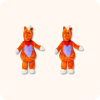 Buddy The Unicorn Plush Type B 2PCS